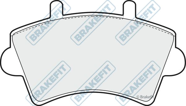 APEC BRAKING Piduriklotsi komplekt,ketaspidur PD3055